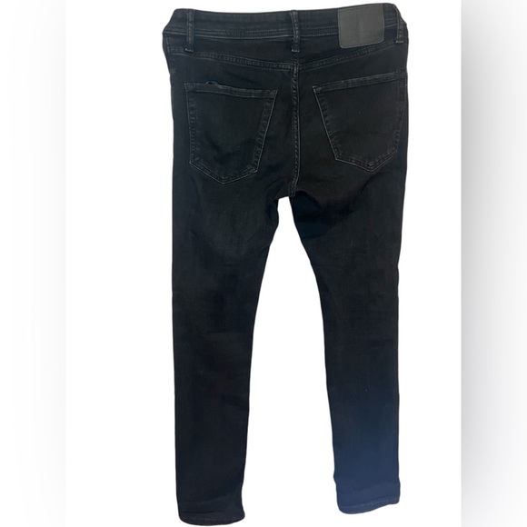 Jacks and Jones distressed black jeans - Picture 2 of 4